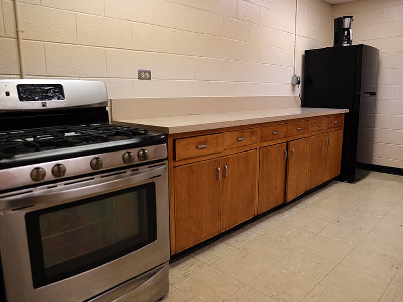 Wiley Post Event Center kitchen