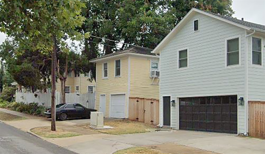 Row of garage apartments City of OKC