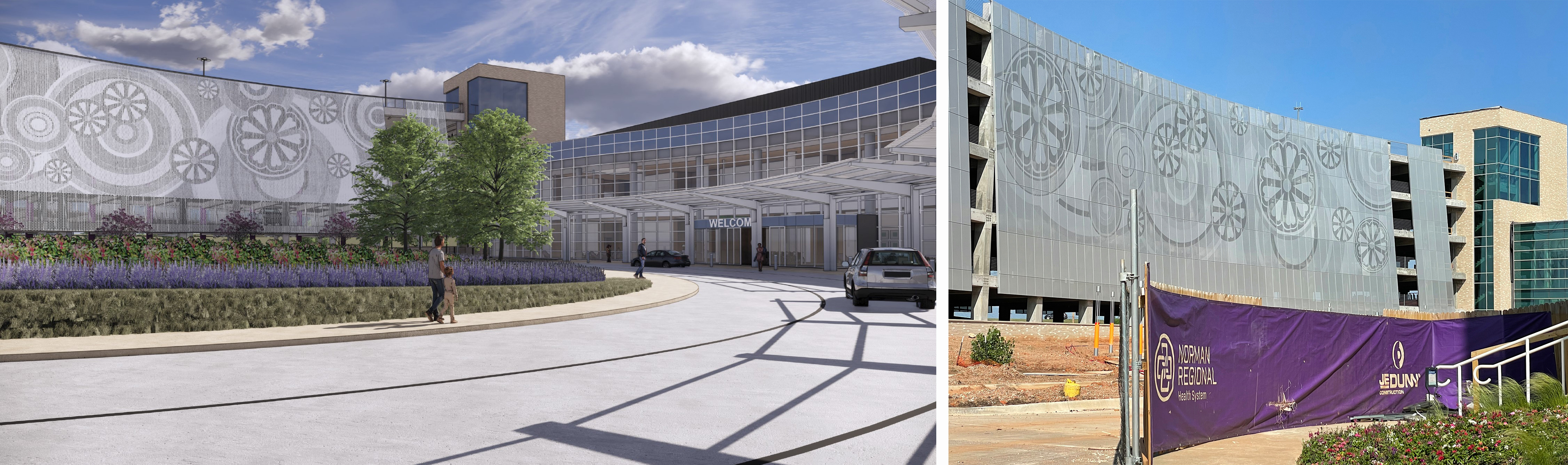 designed parking garage