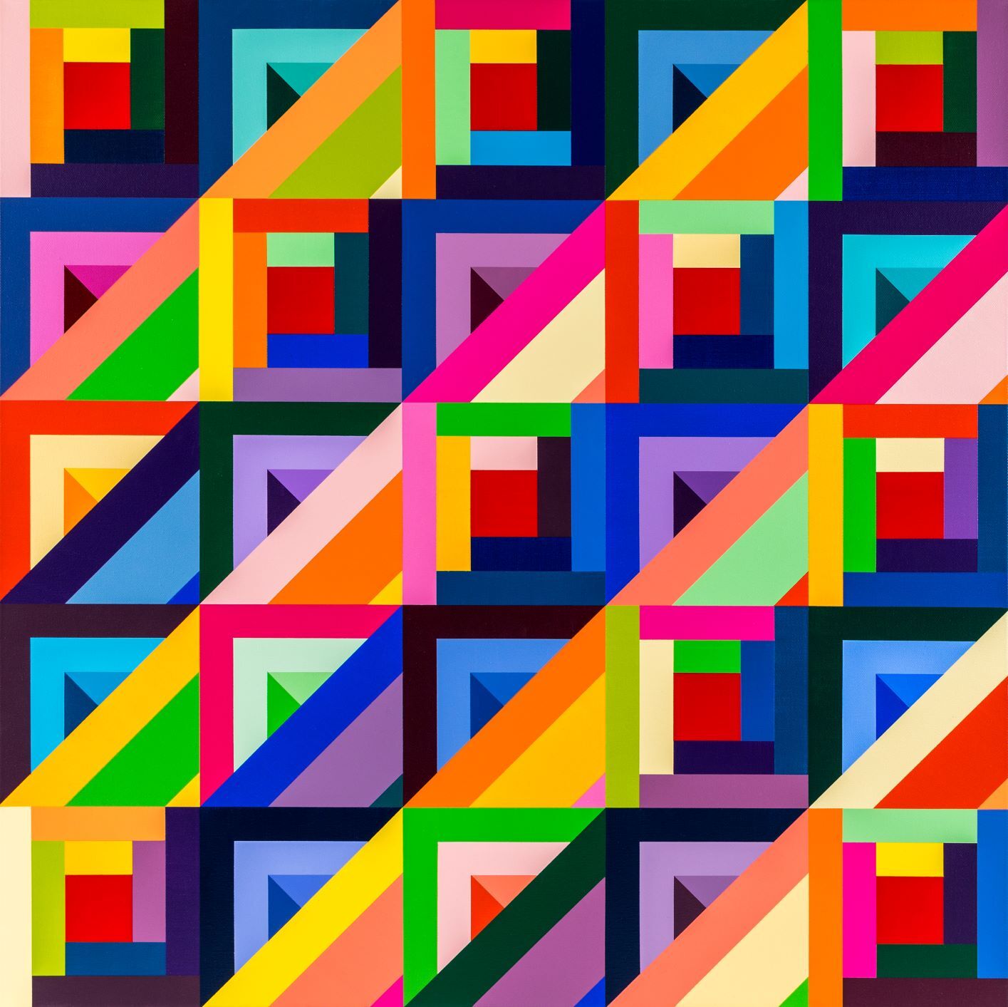 colorful angles and patterns