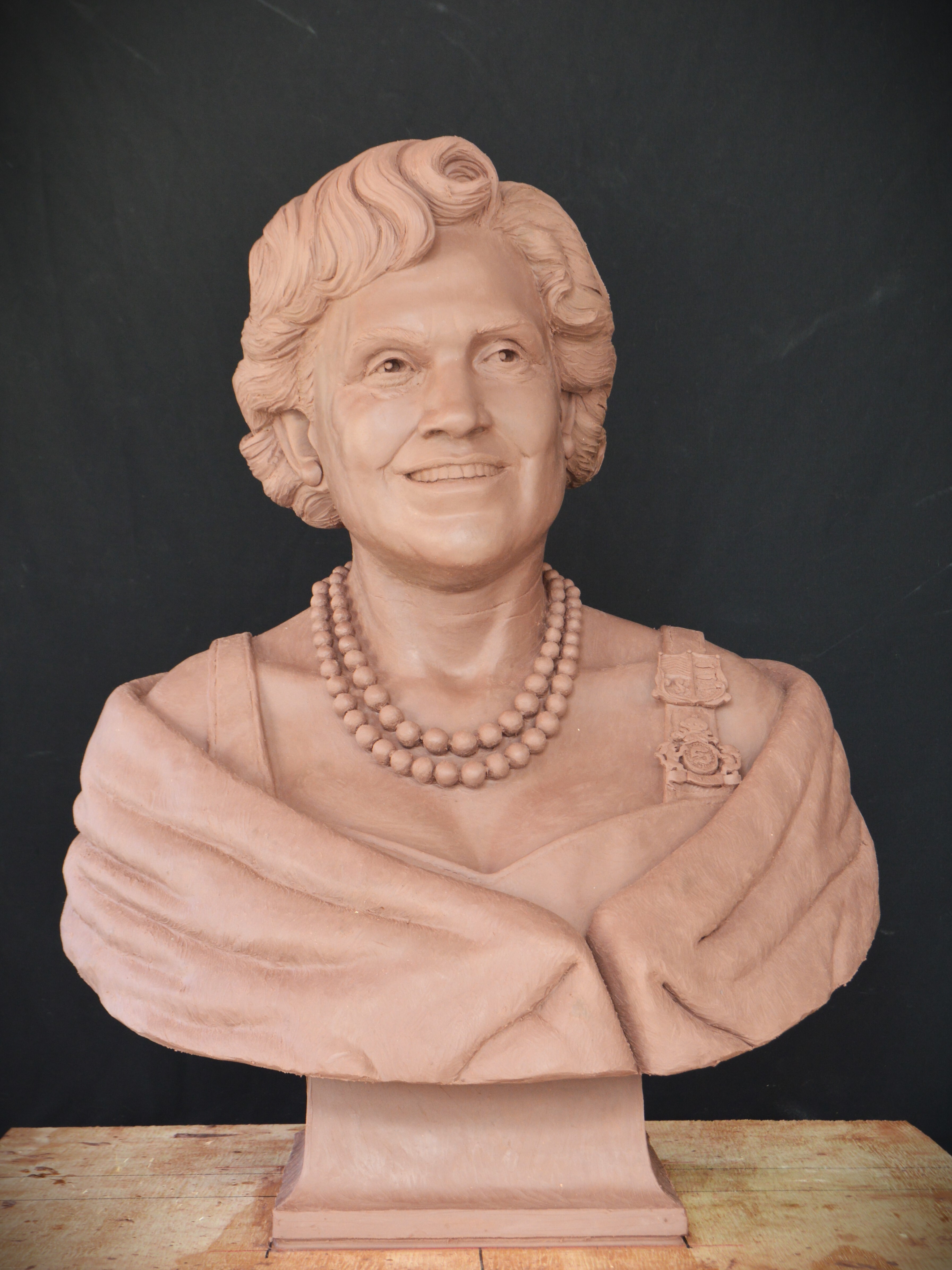 head statue of perle mesta
