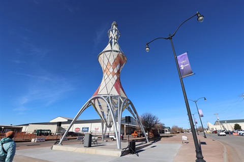 70-foot sculpture at OKC Fair Park