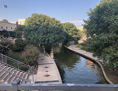 Bricktown Canal buildings