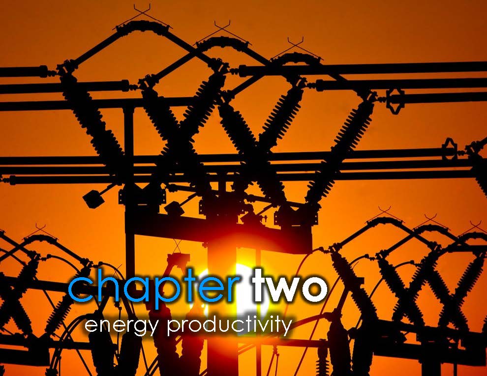 Electrical wires in front of a sunset.