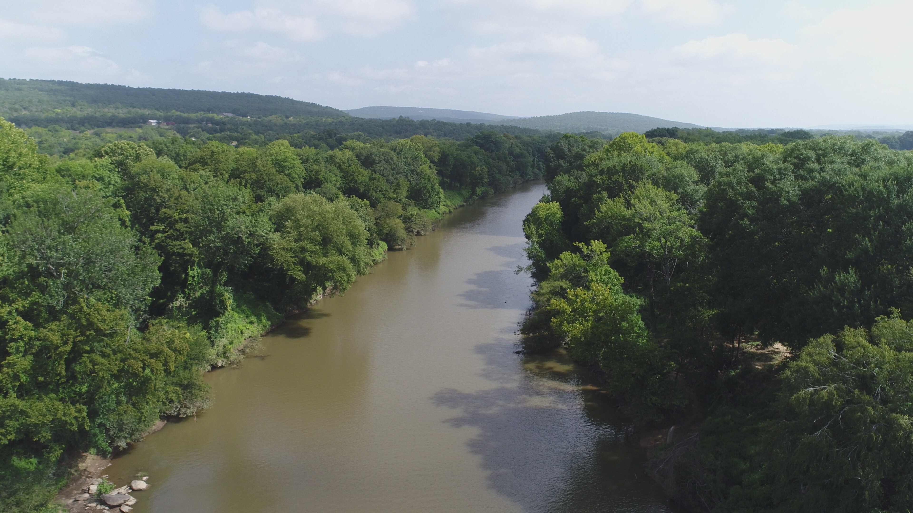 Kiamichi River photo from overhead