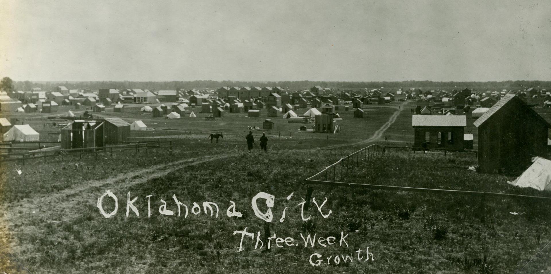 archival photo of okc in the 1880s